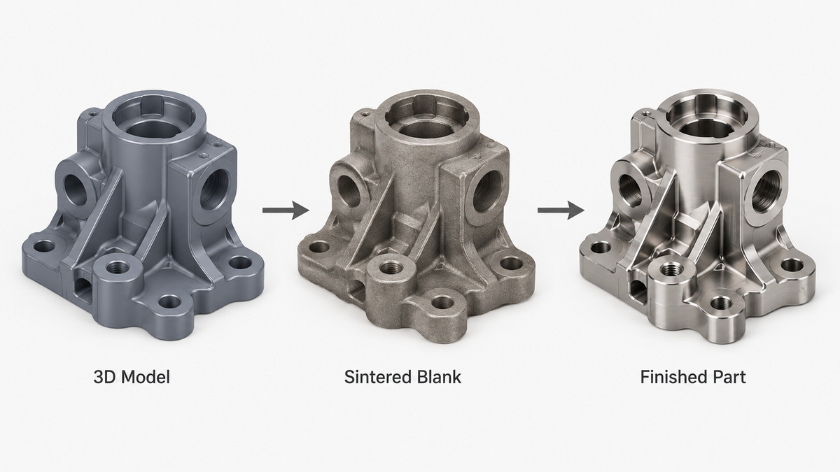 Metal Powder Compaction and MIM Manufacturing for Complex Metal Parts
