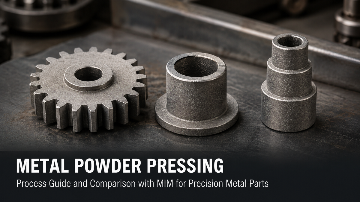 Metal Powder Pressing: Process Guide and Comparison with MIM for Precision Metal Parts