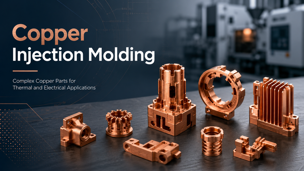 Copper Injection Molding for Custom Copper MIM Parts