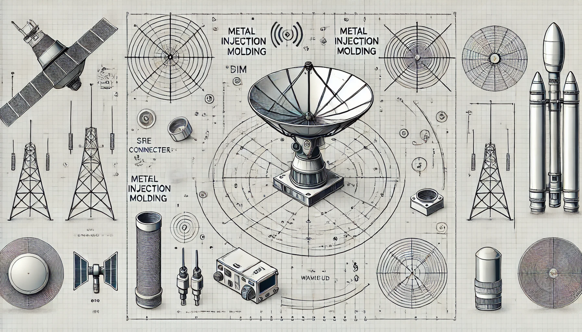 High-Precision MIM Satellite Communication Components Diagram